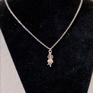 Handmade Dancing Skeleton Necklace